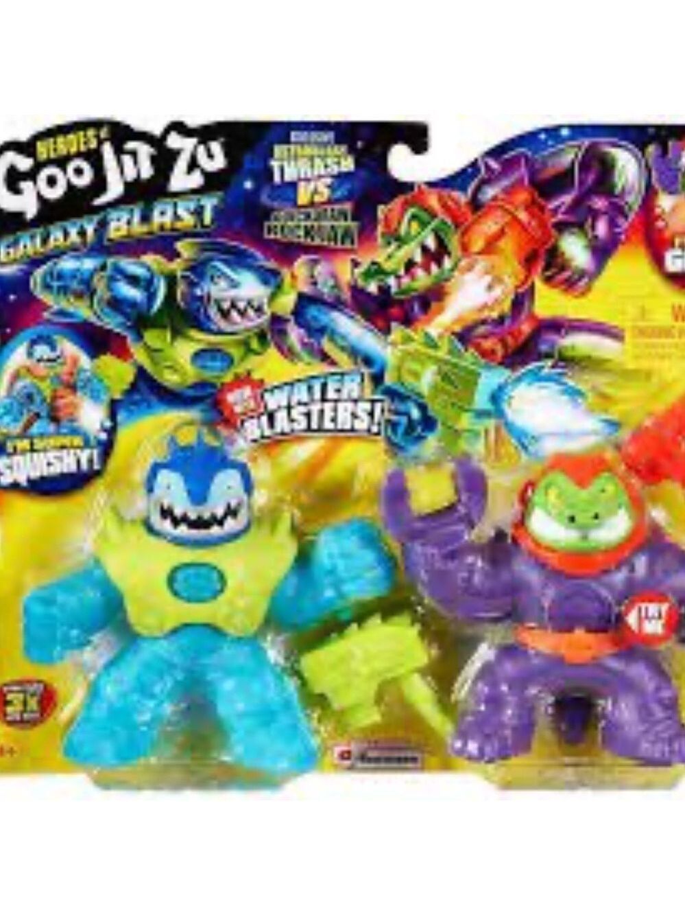 Heros of Goo Jit Zu Galaxy Blast Versus Pack - Thrash vs Quickdraw Rock Jaw